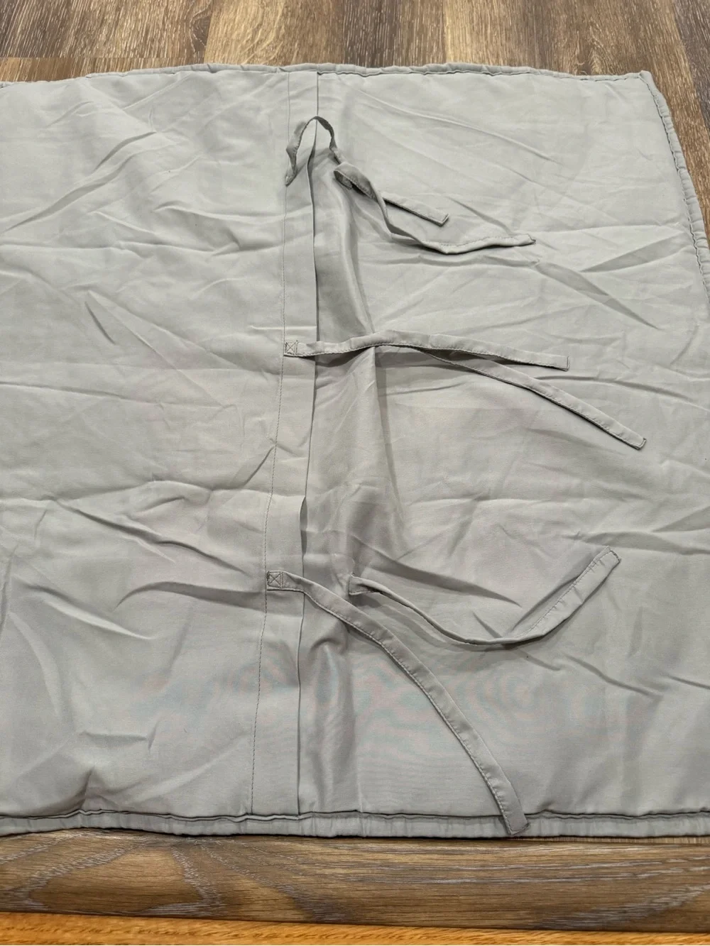 NWOT, Pottery Barn Sample Microfiber Euro Sham, Gray, 26” x 26”